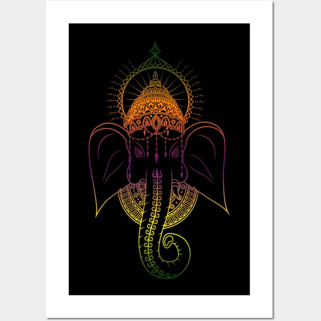 Ganesh Wall Art by konsept_artist